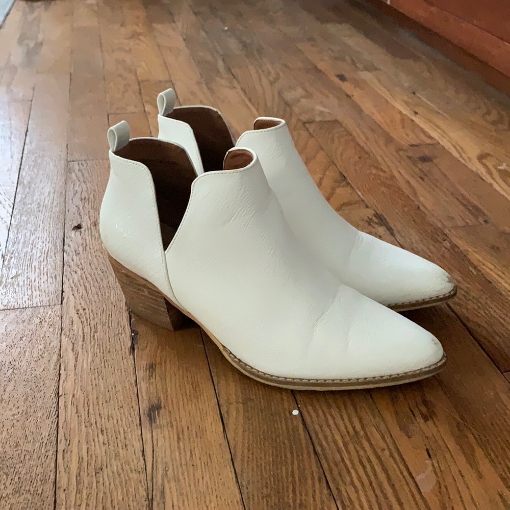 White booties